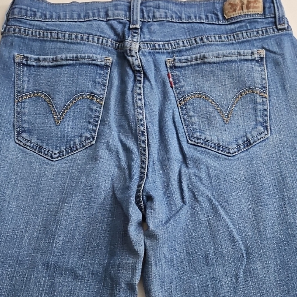 Levi's Women's Straight Leg Blue Denim Jeans